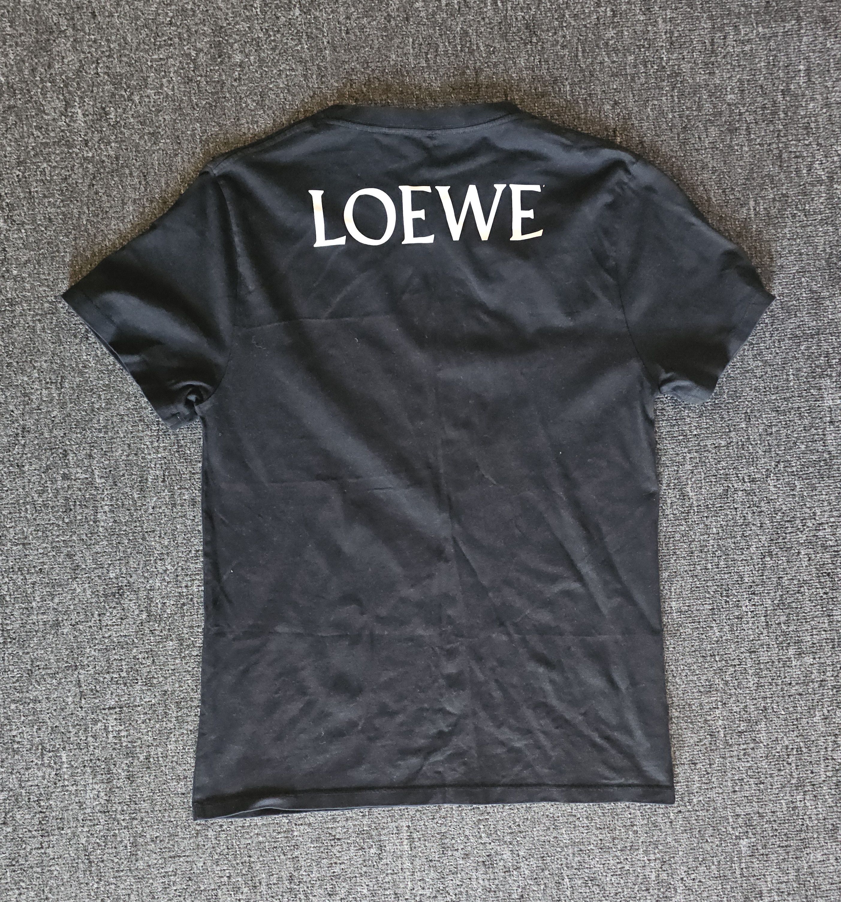 LOEWE×Smiley 黒Tシャツ Sサイズ スマイル Loewe x Smiley Graphic Print T-Shirt w/ Tags - Black T