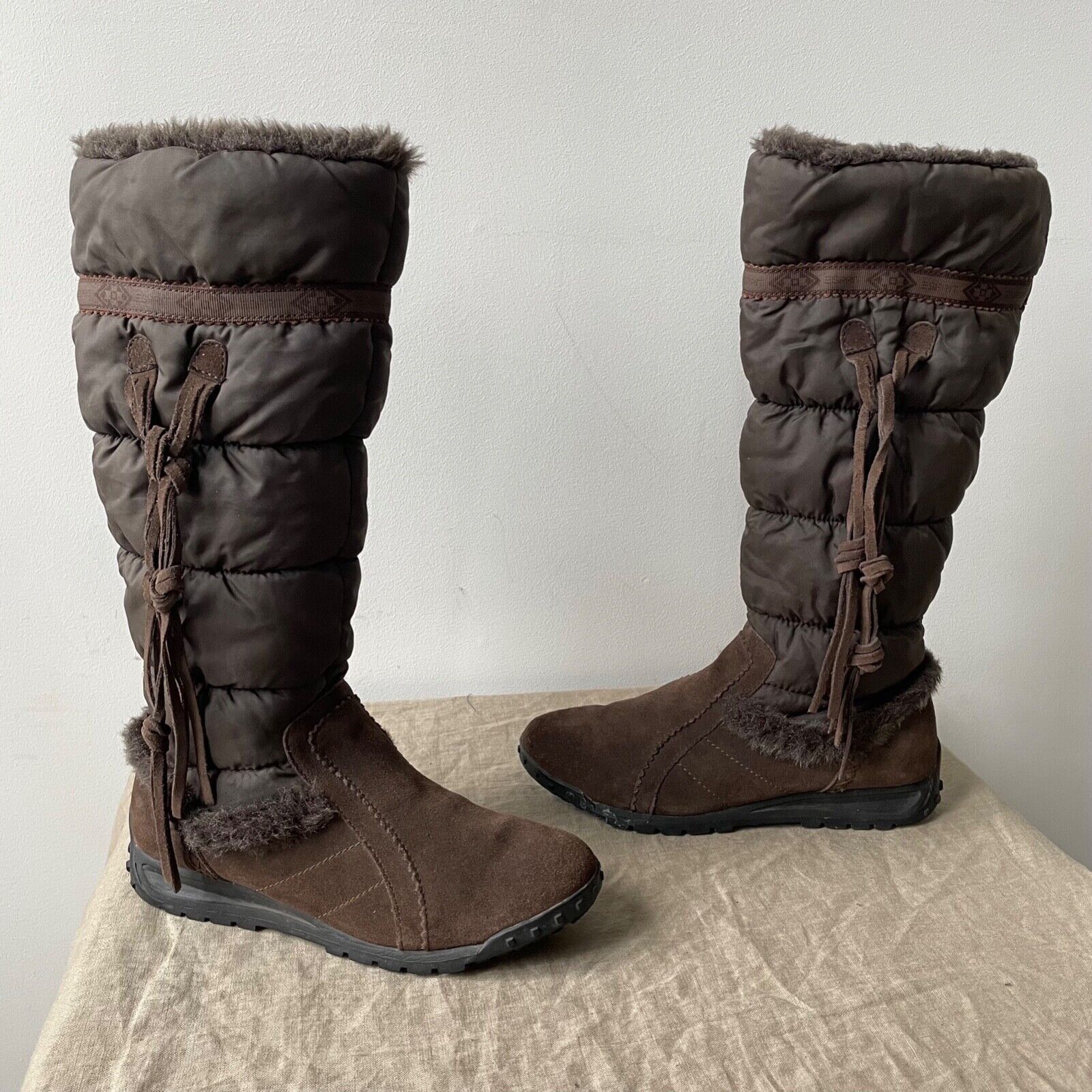 Esprit Esprit Y2K Vintage Snow High Knee Boots 8517AC Size US 8 / IT 38 - 1 Thumbnail
