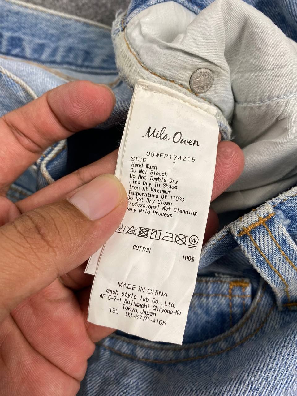 Japanese Brand vintage mila owen japanese brands bootcut flare denim Size US 28 / EU 44 - 12 Thumbnail