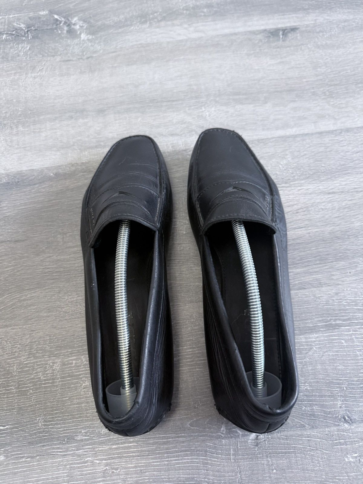 Prada Vintage Prada Leather Driving Loafers Black 2DD011 Men’s Size US 9 / EU 42 - 2 Thumbnail