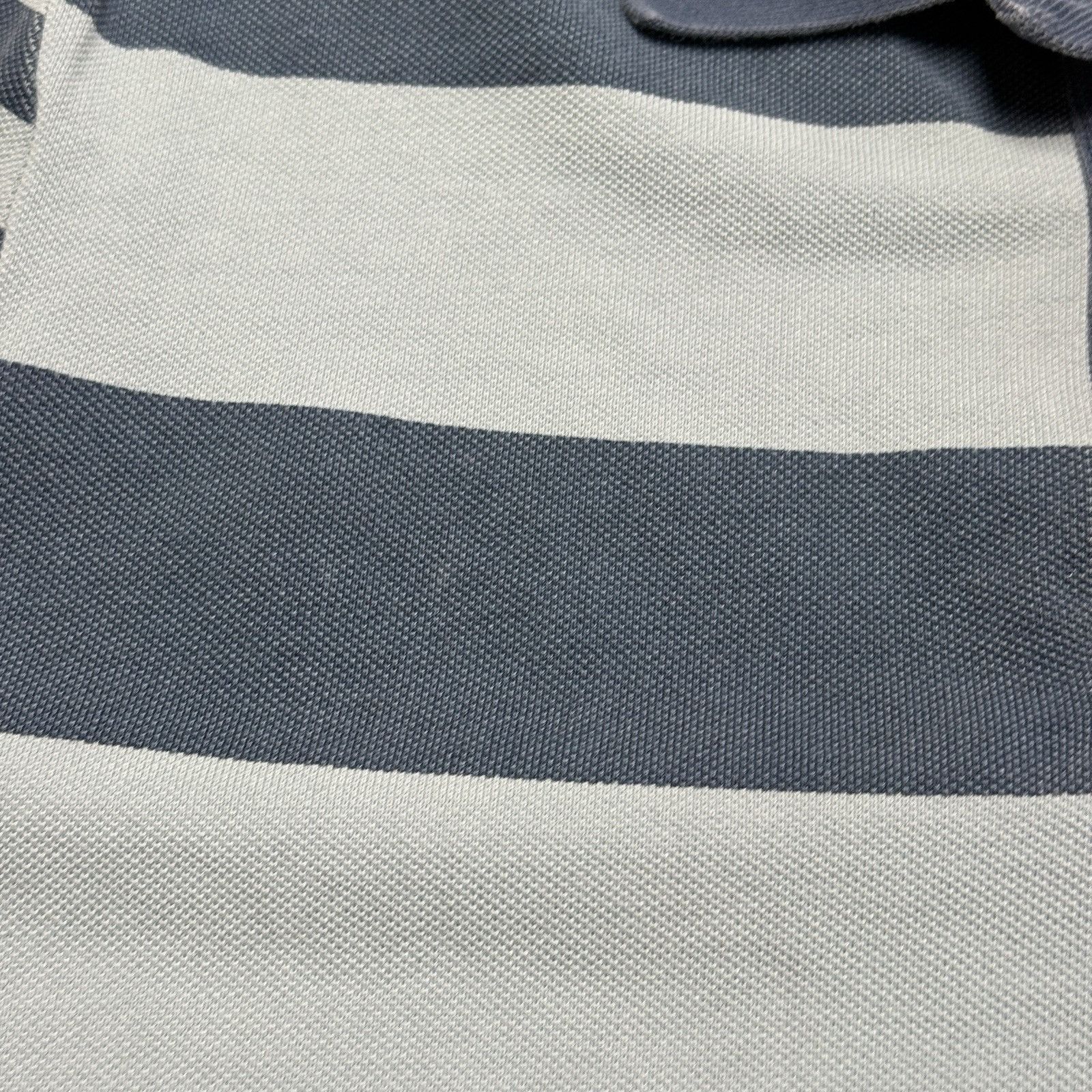 Burberry Burberry Brit Striped Collared Shirt Mens XL Blue Embroidere Size US XL / EU 56 / 4 - 5 Thumbnail