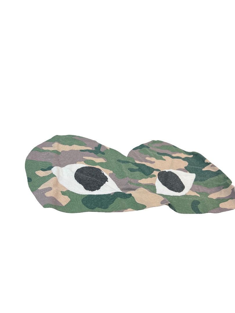 Comme des Garcons COMME des GARÇONS PLAY Camo Double Heart Tee White Size M Size US M / EU 48-50 / 2 - 4 Thumbnail