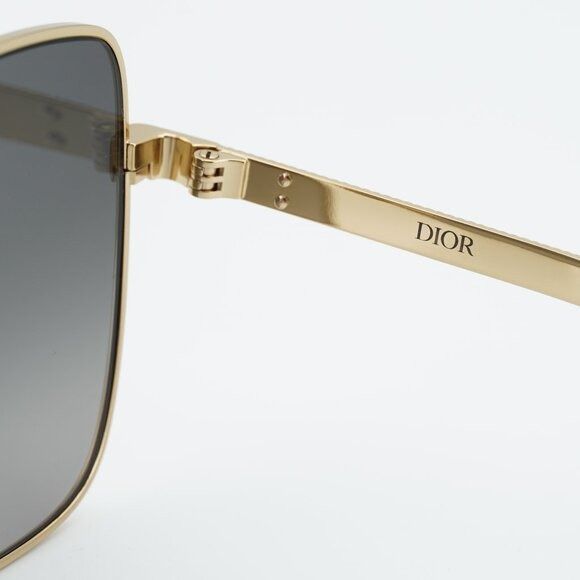 Dior Dior DIORCANNAGE S1U B0A1 Sunglasses Gold Square Frame Size ONE SIZE - 3 Thumbnail