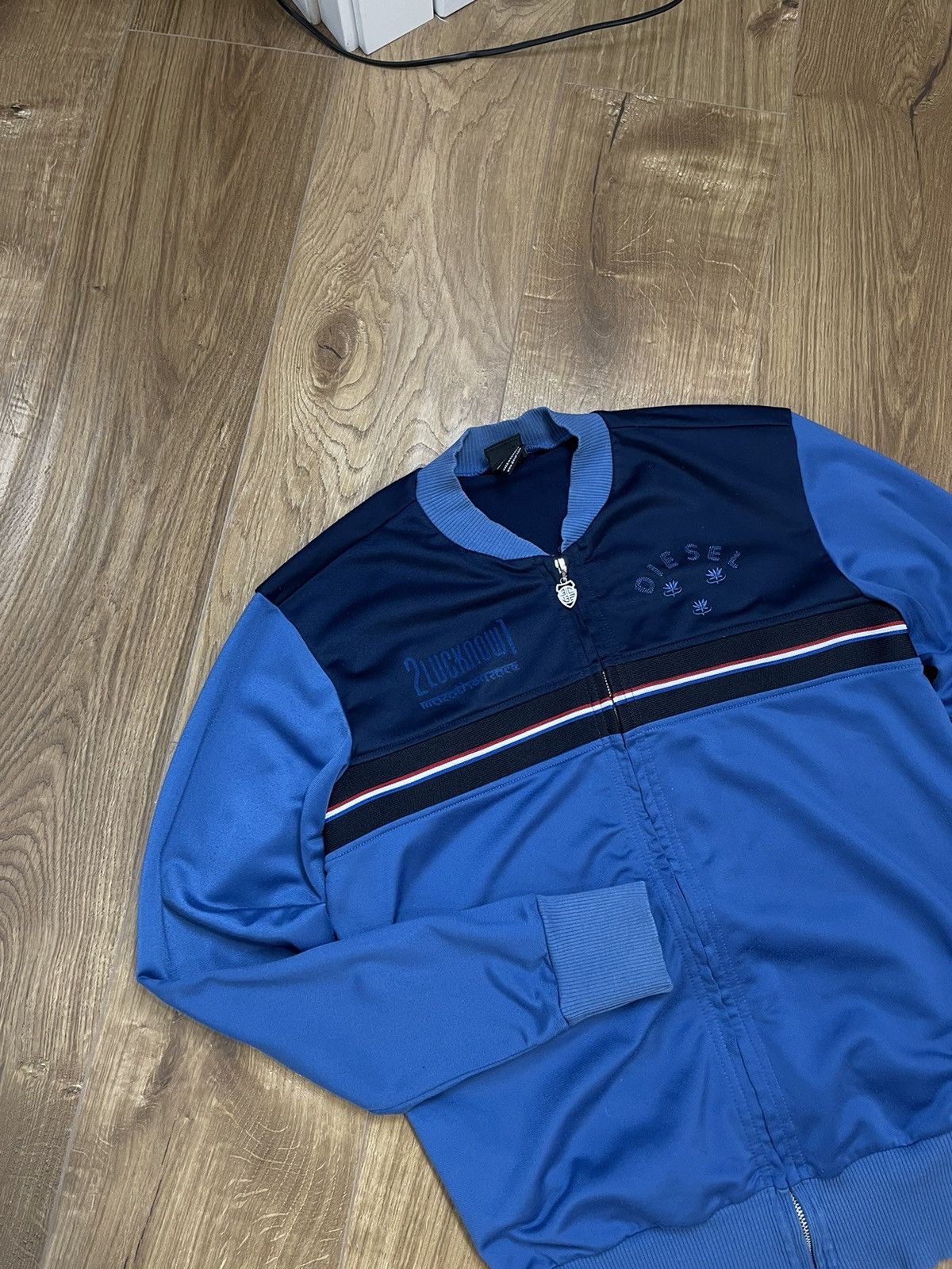 Diesel Vintage Diesel Y2K Style Logo Zip Sweatshirt Olympic Size US M / EU 48-50 / 2 - 2 Thumbnail