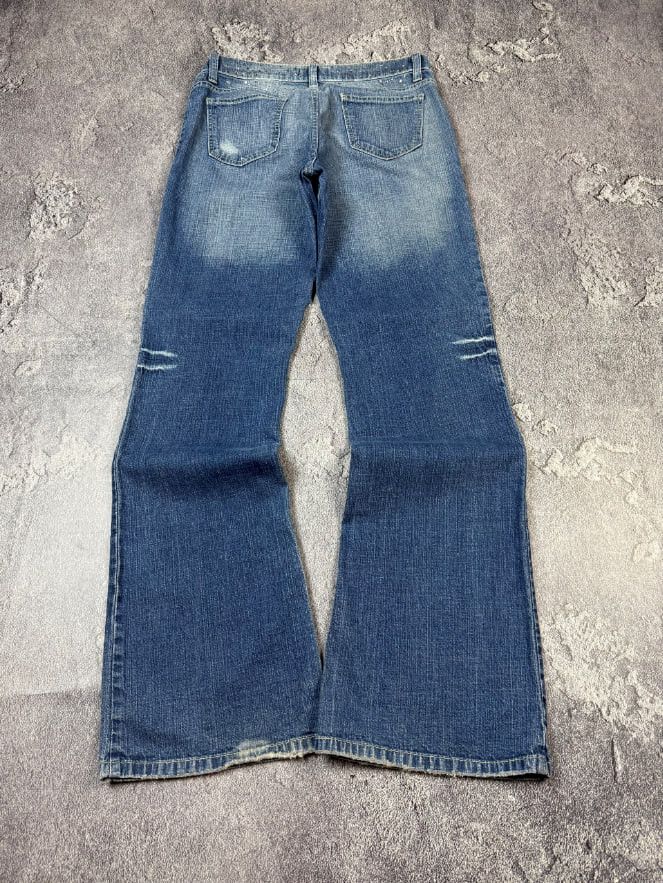 If Six Was Nine Y2K Vintage Flared 2000s Glamour Sexy Jeans Size 30" / US 8 / IT 44 - 1 Thumbnail