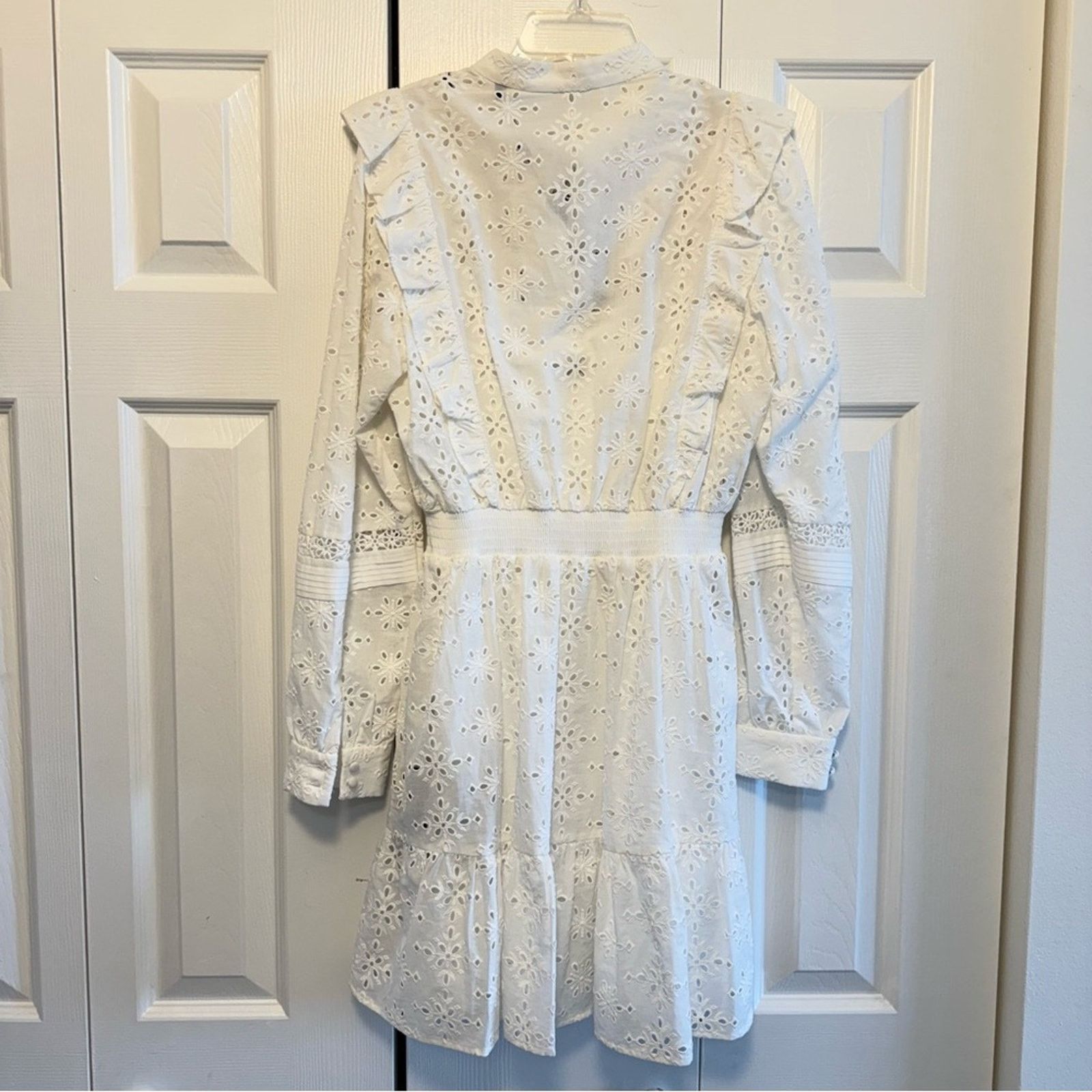 The Kooples NWT! The Kooples White Crochet Buttoned Sundress, Size 1 S Size S / US 4 / IT 40 - 12 Thumbnail