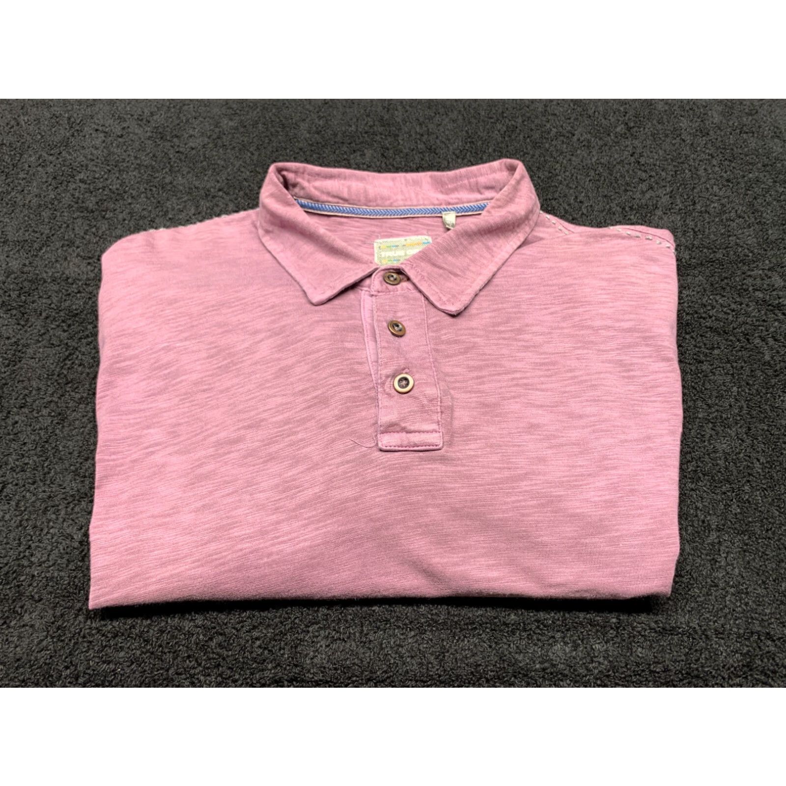 Vintage VINTAGE True Grit Polo Shirt Long Sleeve Lavender USA Mens Medium Size US M / EU 48-50 / 2 - 1 Thumbnail