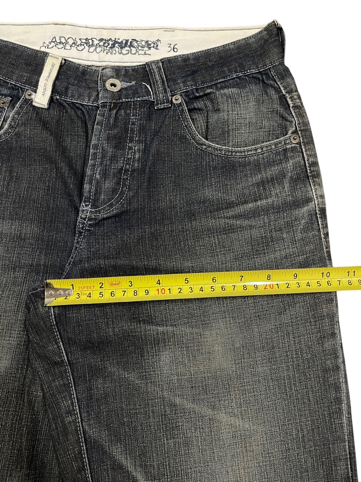 14th Addiction Vintage Adolfo Dominguez Faded Wash Style Baggy Jeans Size US 28 / EU 44 - 13 Thumbnail
