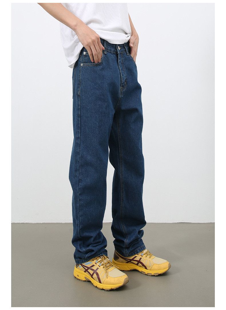 Japanese Brand × Jean Japanese retro straight washed jeans loose straight Size US 32 / EU 48 - 3 Thumbnail