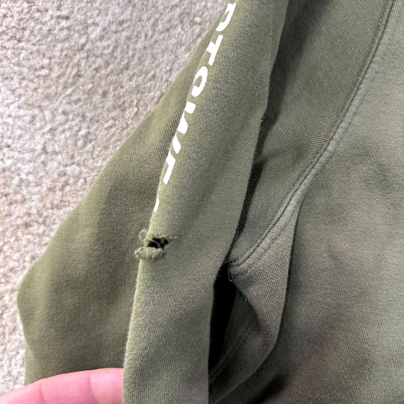 Nike Nike Hoodie Men XL Logo Long Sleeve Hooded Sweatshirt Green Size US XL / EU 56 / 4 - 4 Thumbnail
