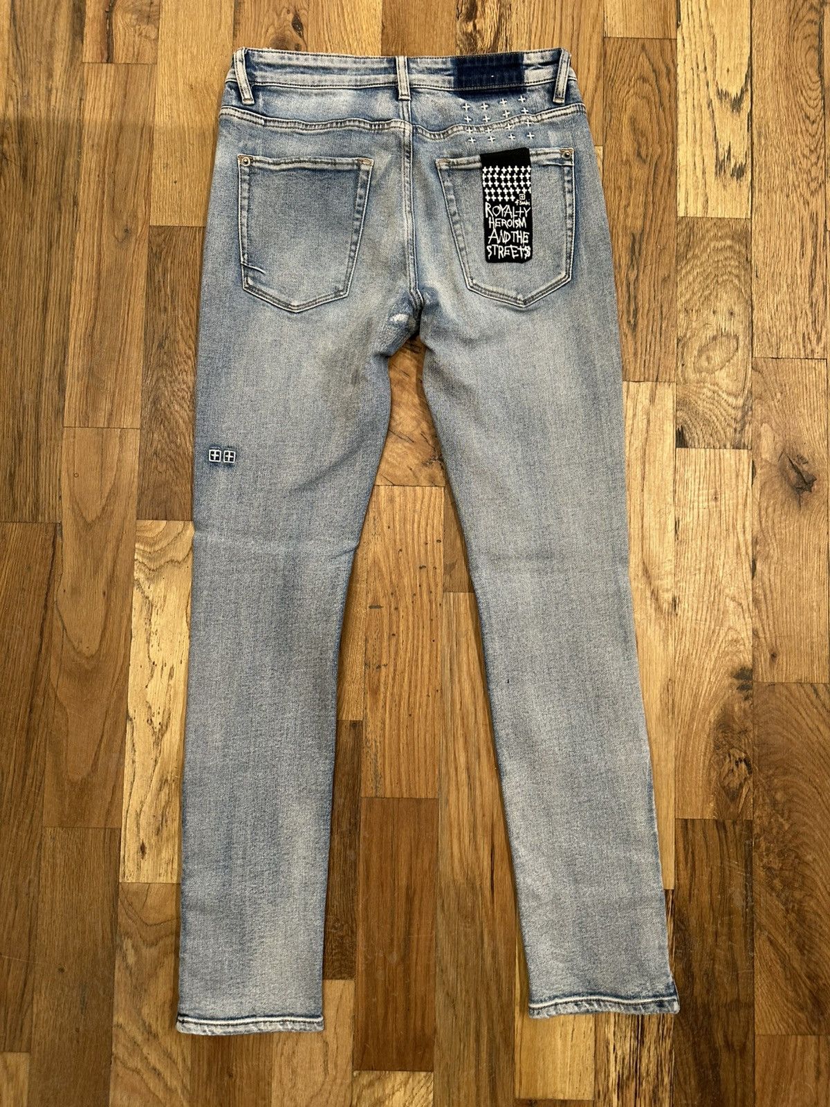 Ksubi Ksubi Zipper Flare Plain Blue Denim Jeans Size 30 Size US 30 / EU 46 - 2 Thumbnail
