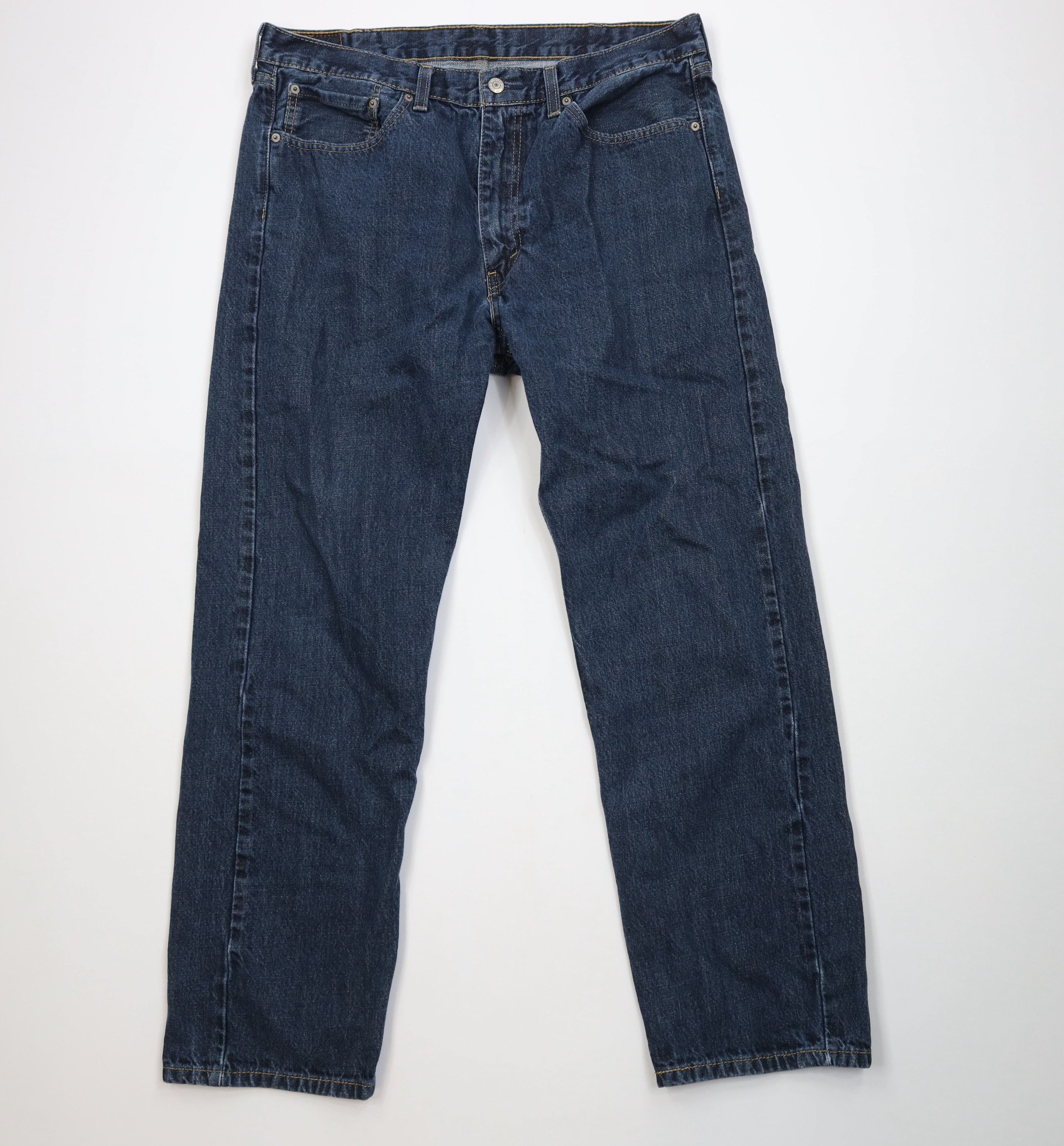 Levi's Vintage Y2K Levis 505 Regular Straight Leg Denim Jeans Blue Size US 38 / EU 54 - 1 Thumbnail