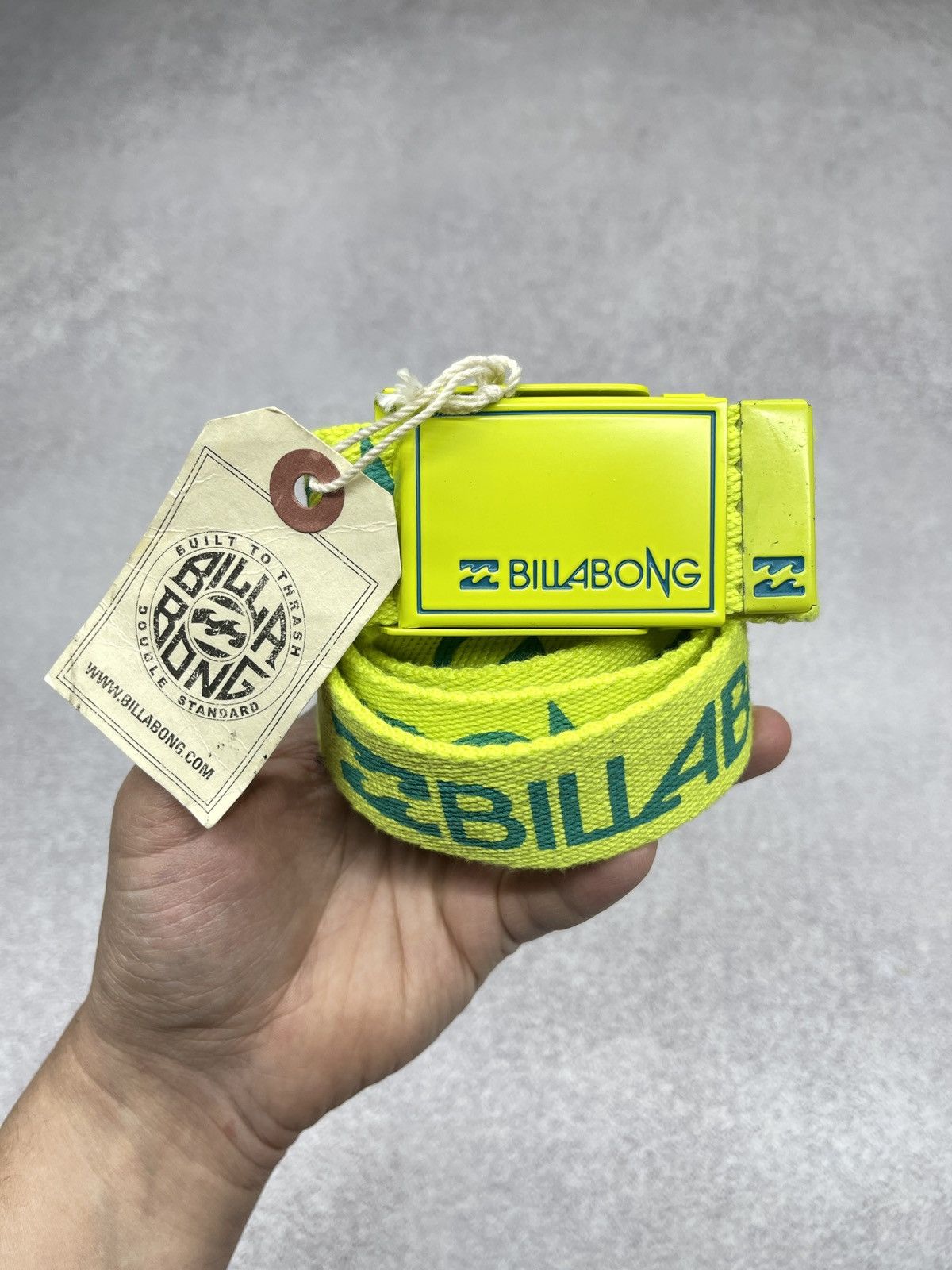 Billabong New Billabong Corporat Belt Light Green With an Opener Size ONE SIZE - 1 Thumbnail