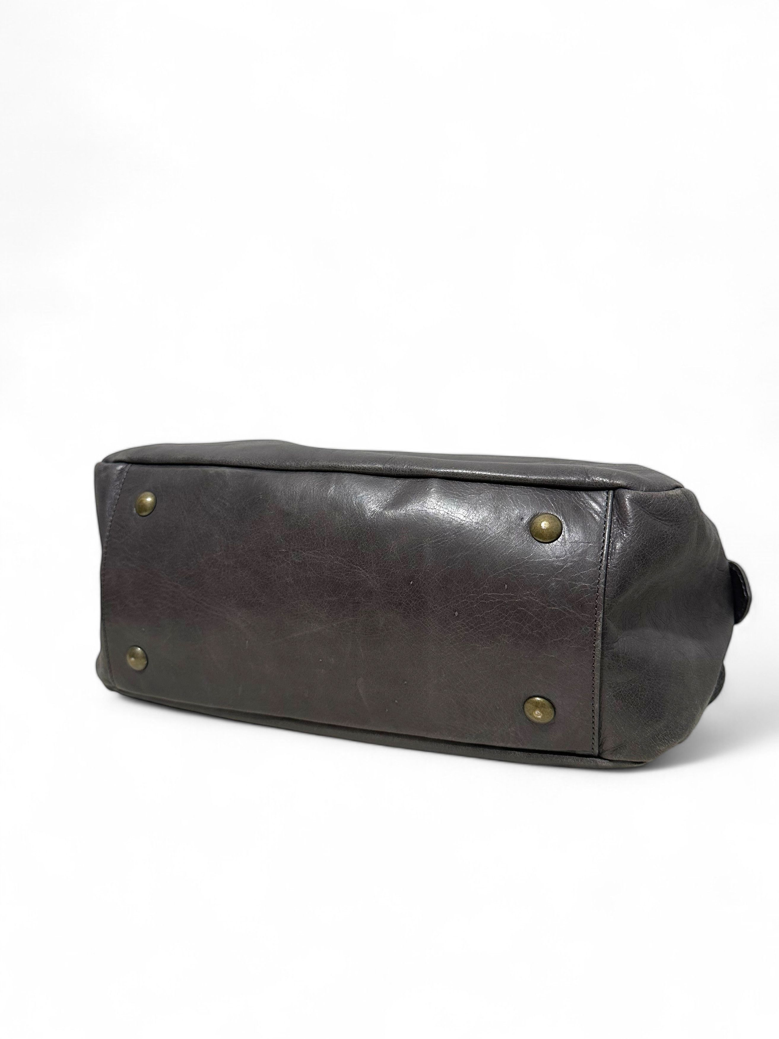 Leather Mid Size Gray Leather Cross Body Avant Garde Bag Size ONE SIZE - 8 Thumbnail