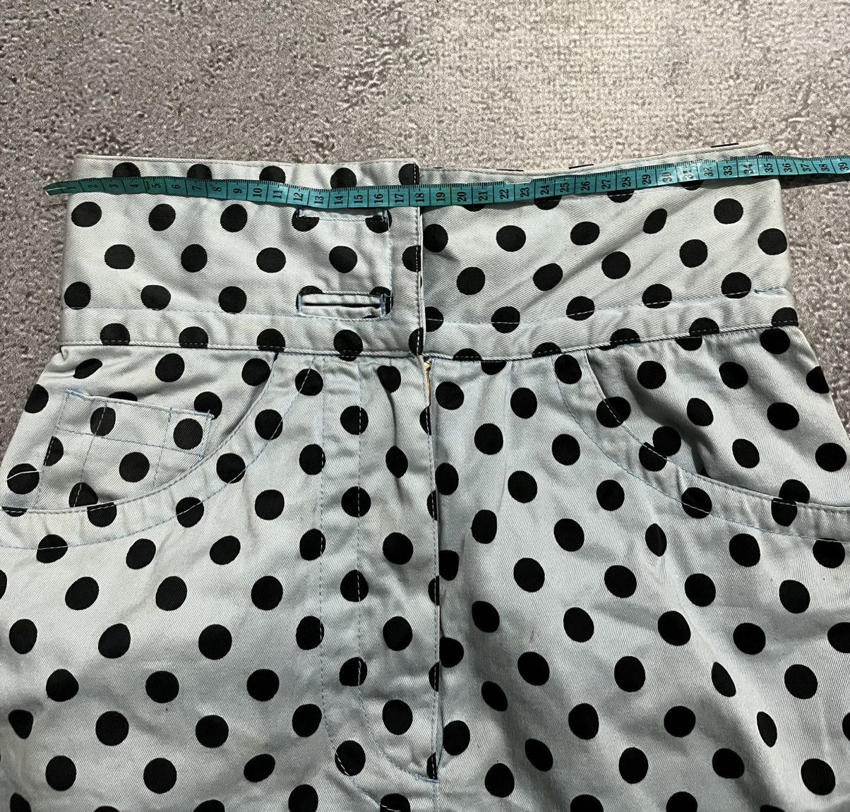 Moschino Moschino Milano Polcadot Mini Skirt Size 24" / US 00 / IT 34 - 4 Thumbnail