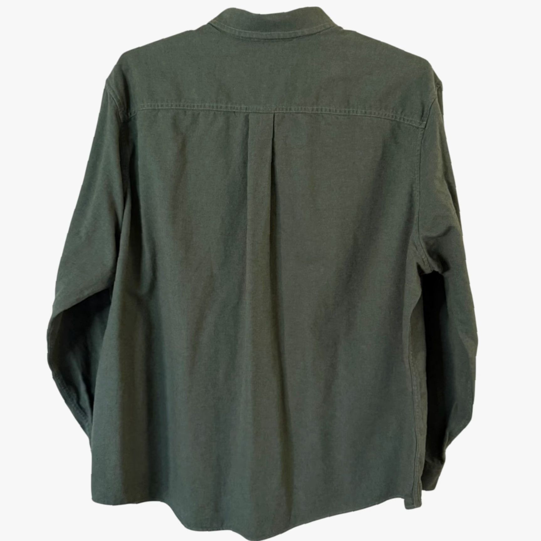 Eddie Bauer VINTAGE Eddie Bauer Shirt Green Men 2XL Cotton Twill Button-Down Long-Sleeve Size US XXL / EU 58 / 5 - 4 Thumbnail