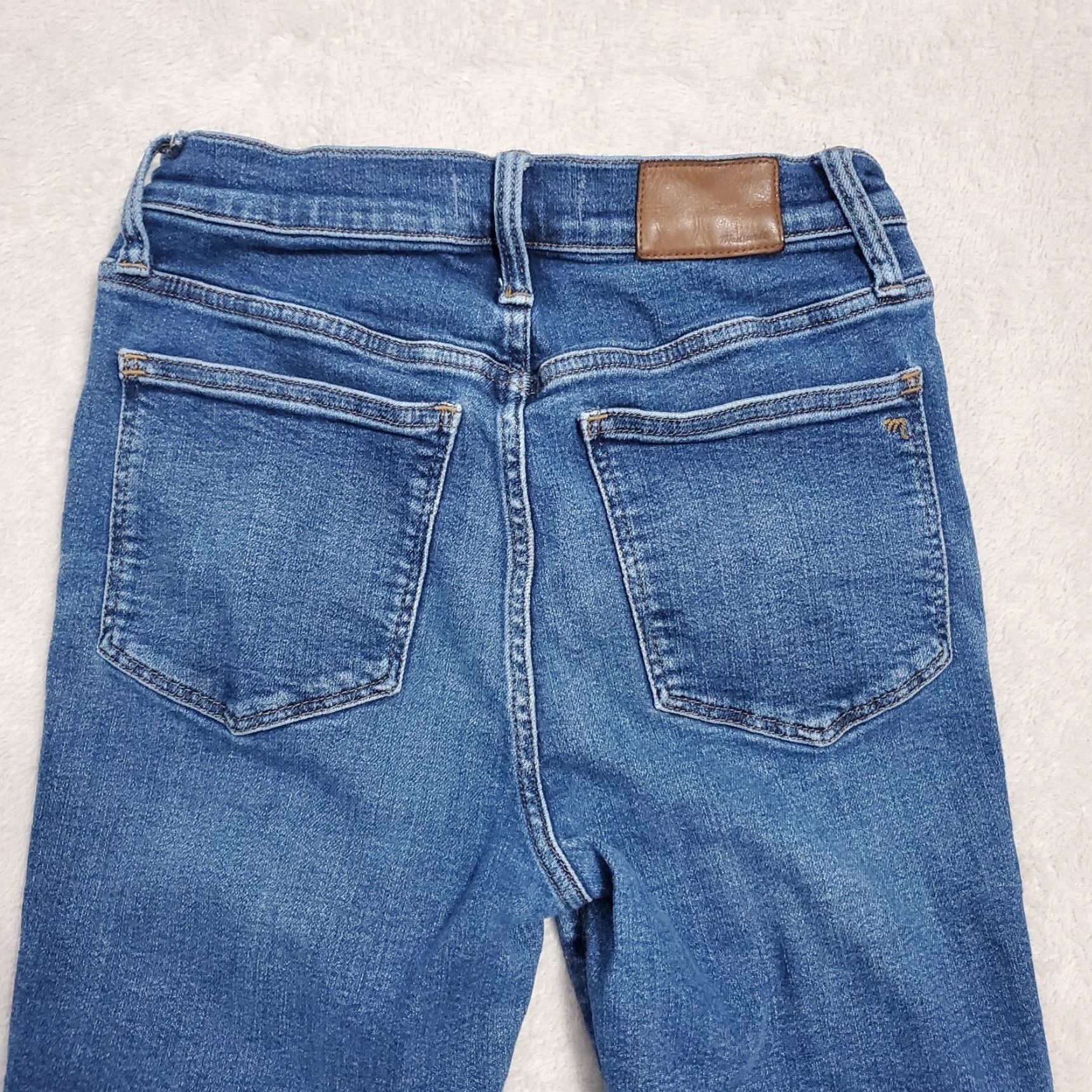 Madewell VINTAGE Madewell Jeans Women 27P Blue Med Wash 10" High Rise Skinny Short Inseam Women Jeans 27P Blue Med Wash 10" High Rise Skinny Short Inseam Size 26" / US 2 / IT 38 - 6 Thumbnail