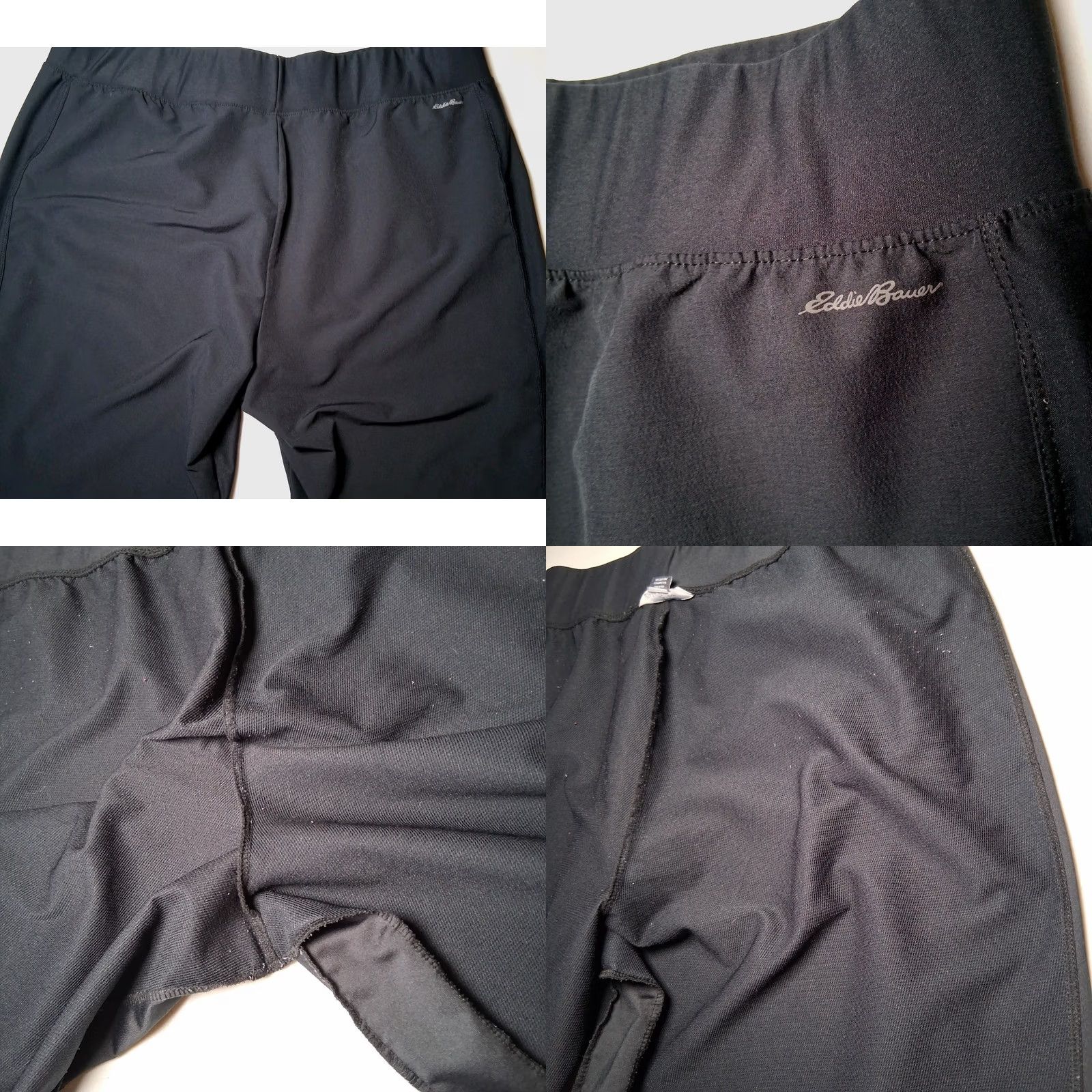Eddie Bauer VINTAGE Eddie Bauer Pants Women XL Black Activewear Performance Jogger Travel Stretch Size 40" / US 18 - 9 Thumbnail