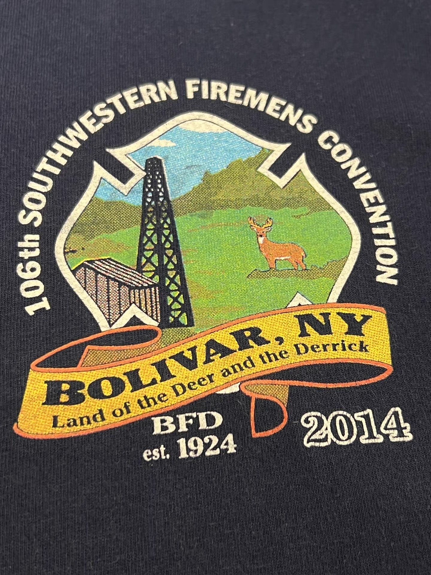 Vintage Vintage * Fireman's Tee Q13 Size US L / EU 52-54 / 3 - 4 Thumbnail