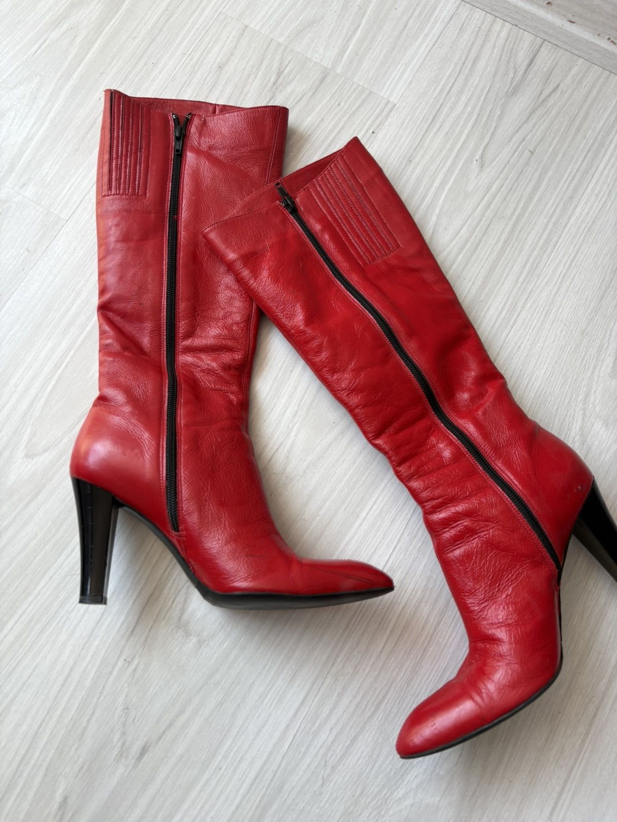 Vintage y2k leather boots Size US 7.5 / IT 37.5 - 12 Thumbnail