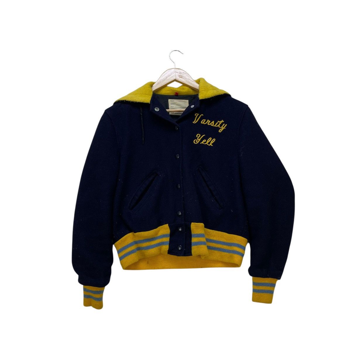 Delong 💥Vintage Delong Wool Varsity Sailor Collar Jacket Embroider Size US S / EU 44-46 / 1 - 2 Thumbnail