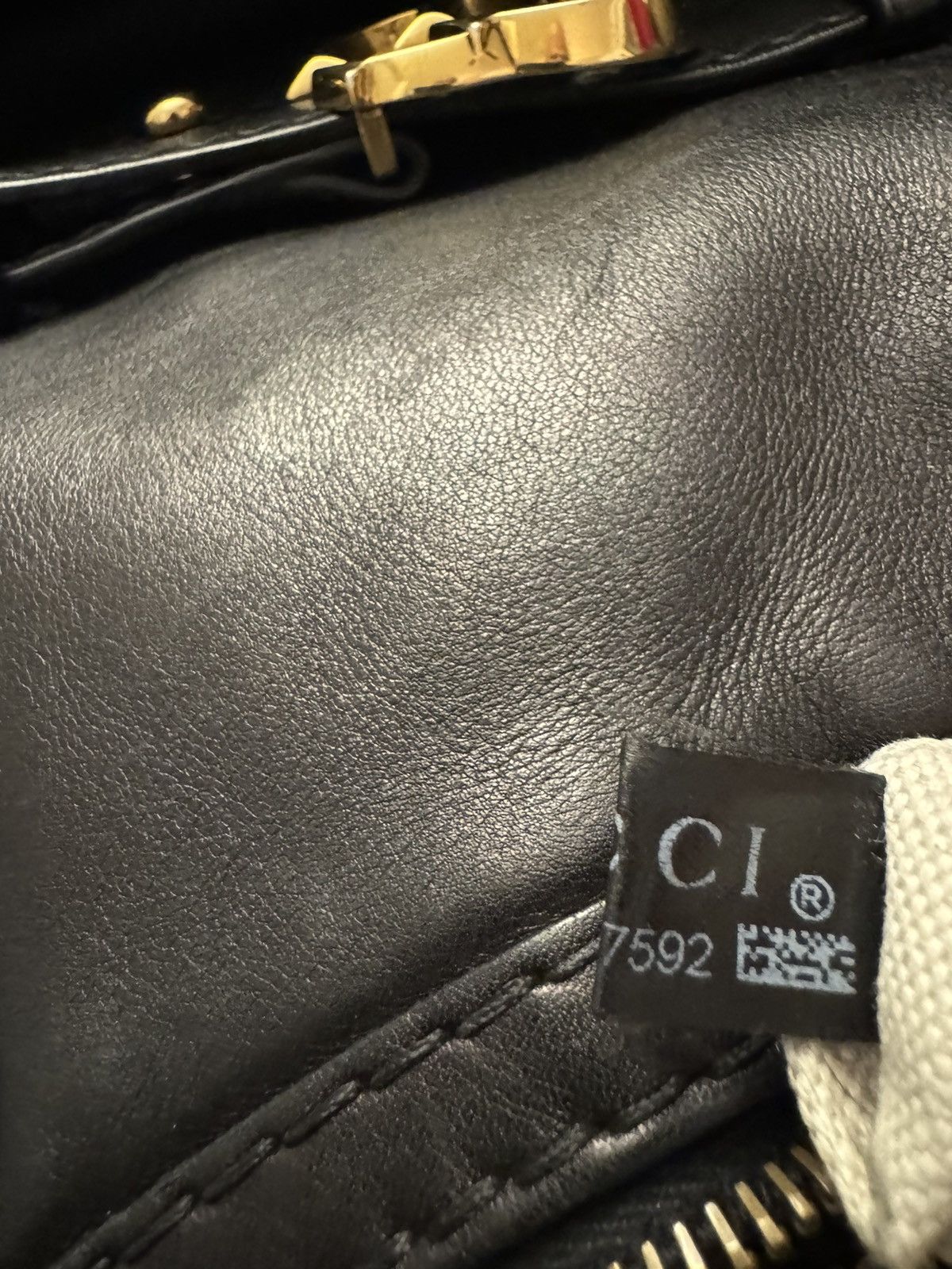 Gucci GUCCI Black Leather GG Running Medium Double G Hobo Bag Size ONE SIZE - 13 Thumbnail