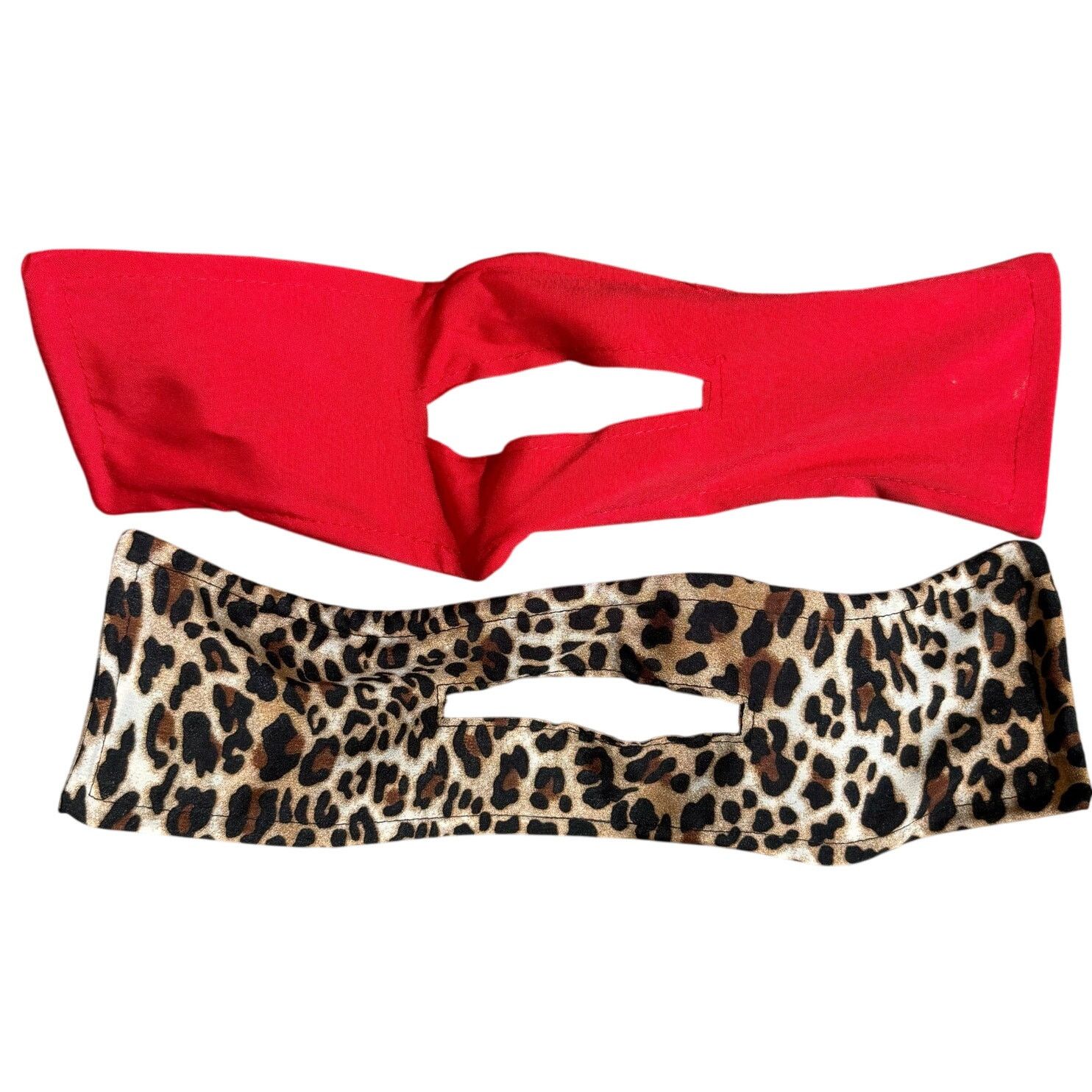 Other Red & Leopard Hair Bow Tie's Size ONE SIZE - 1 Thumbnail