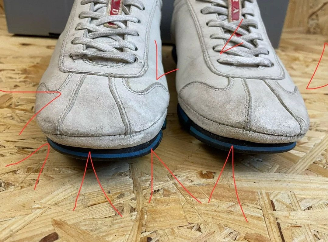 Prada Prada sneakers size 8 US white Size US 8 / EU 41 - 16 Thumbnail