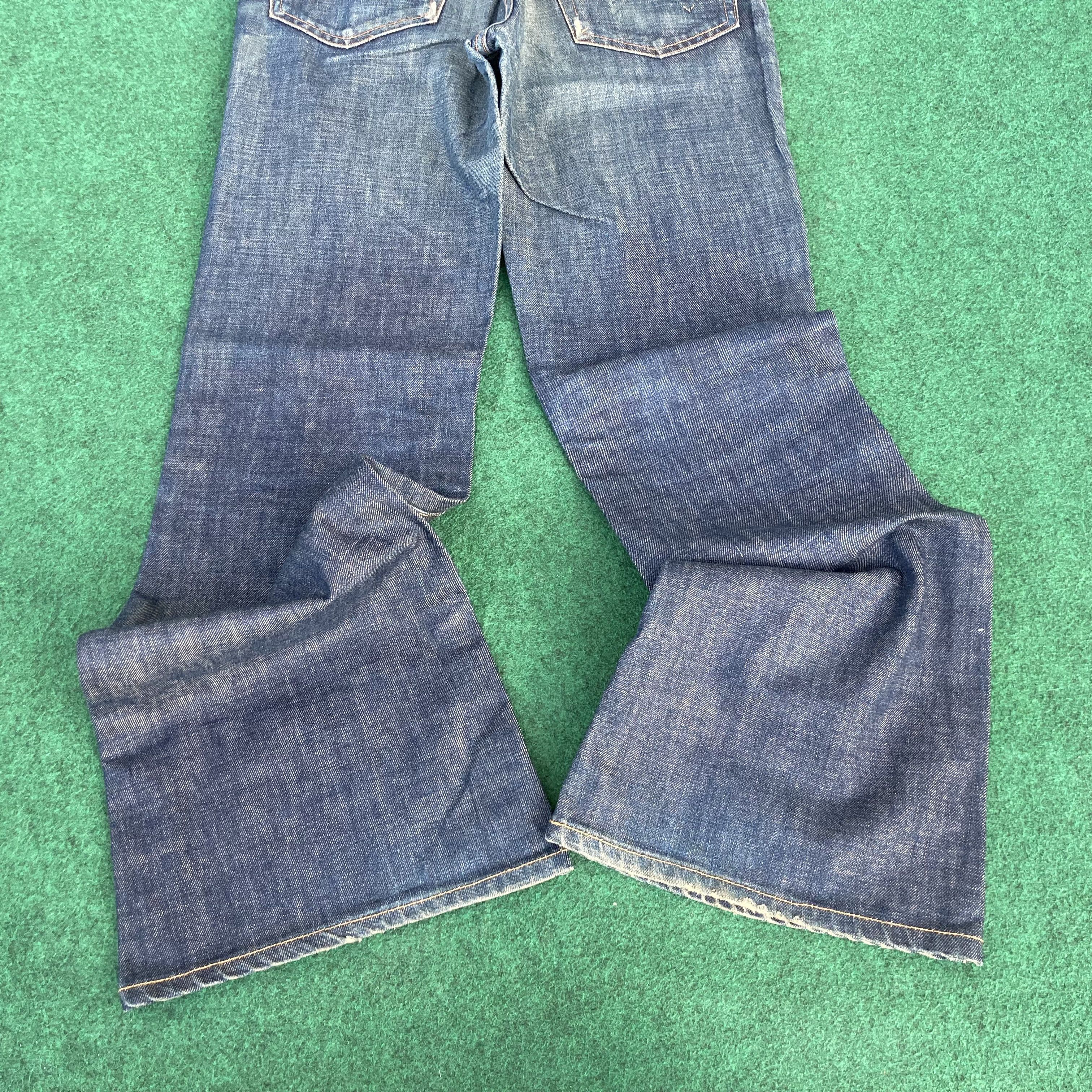 Edwin 29x31.5 Vtg Edwin 800SX Wide Flared Denim Bootcut Jeans Size US 29 - 10 Thumbnail