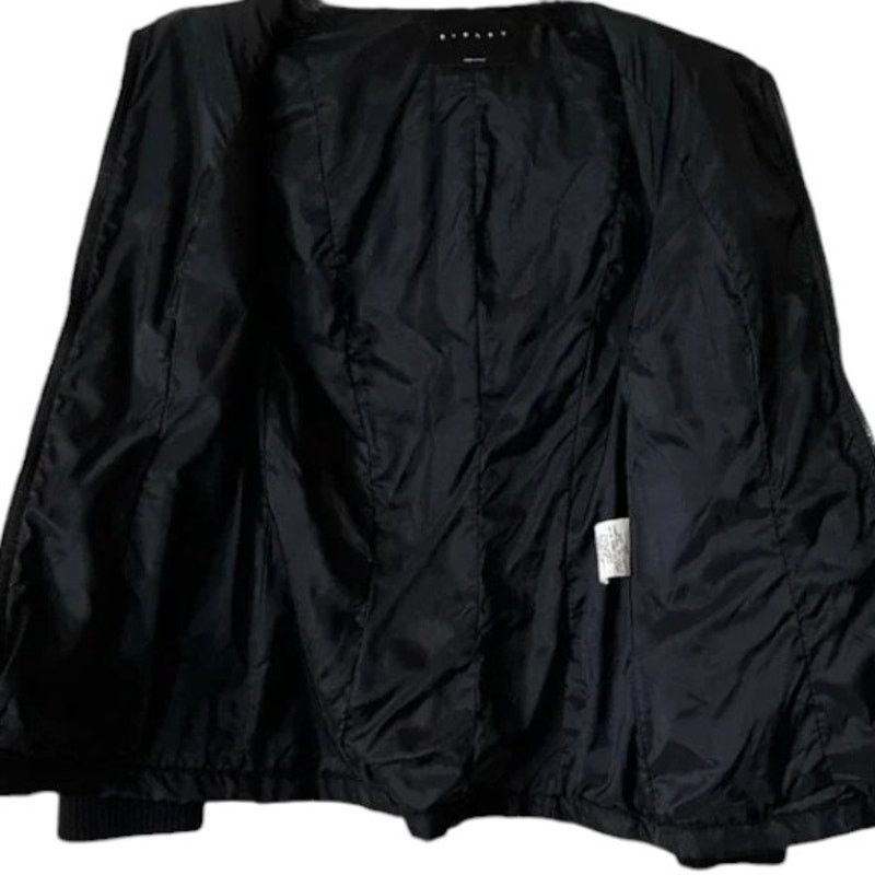 Sisley SISLEY Black Lined Jacket Made in Italy, XS Size XS / US 0-2 / IT 36-38 - 9 Thumbnail