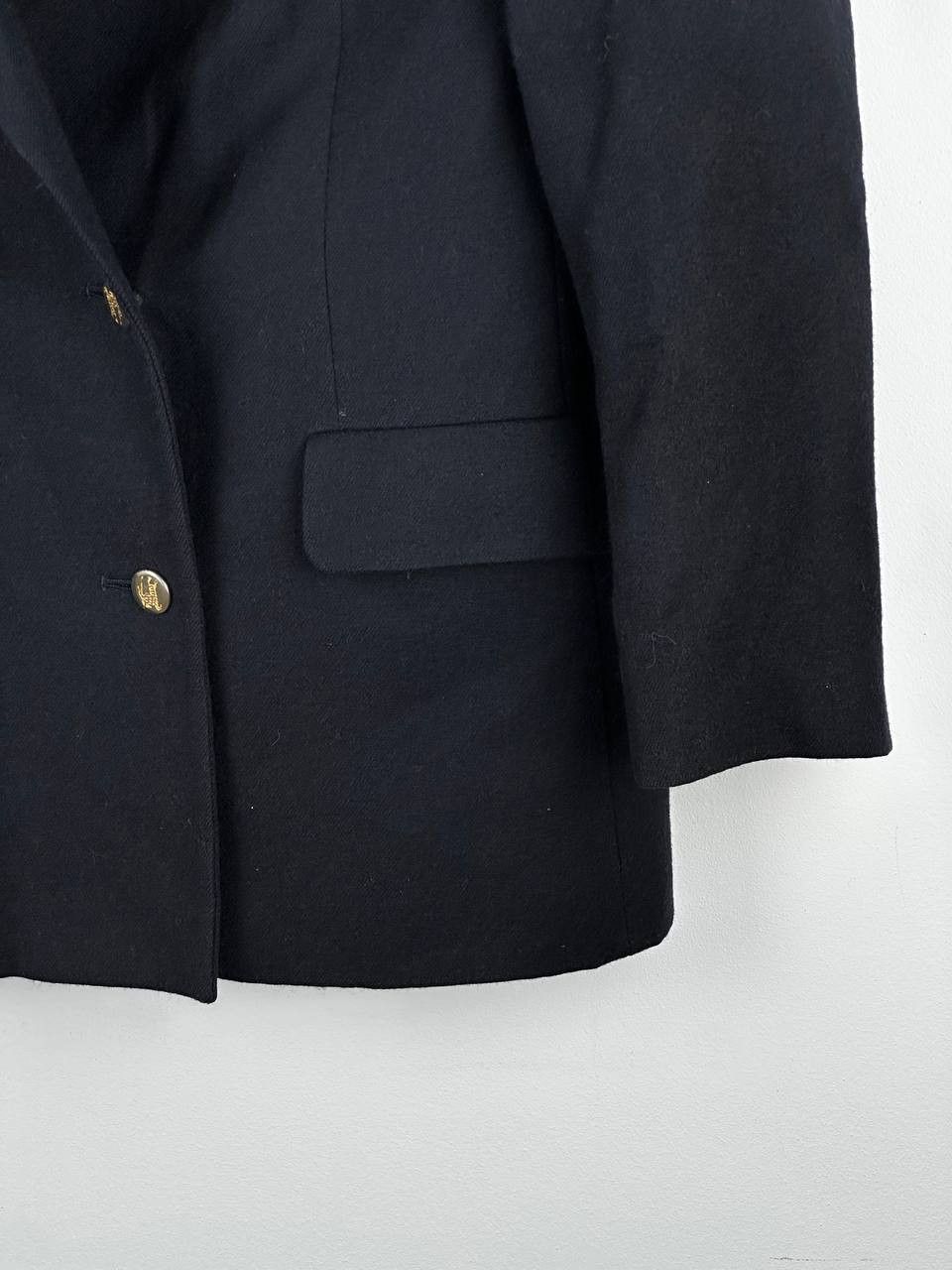 Burberry Burberry Double Breasted Navy Wool Blazer Size US M / EU 48-50 / 2 - 9 Thumbnail