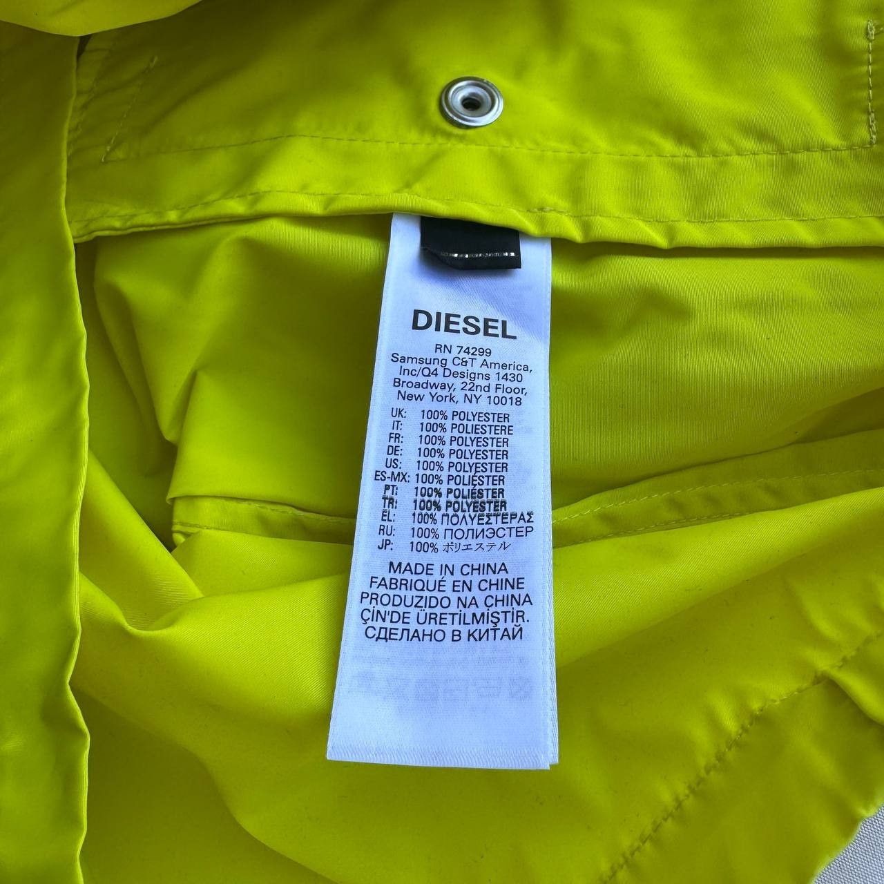Diesel Diesel Jromanp Jacket Button Up Nylon Windbreaker Size US S / EU 44-46 / 1 - 13 Thumbnail