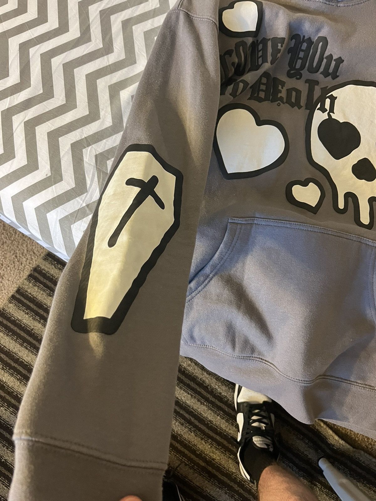 Vintage Love You To Death Hoodie Size US S / EU 44-46 / 1 - 3 Thumbnail