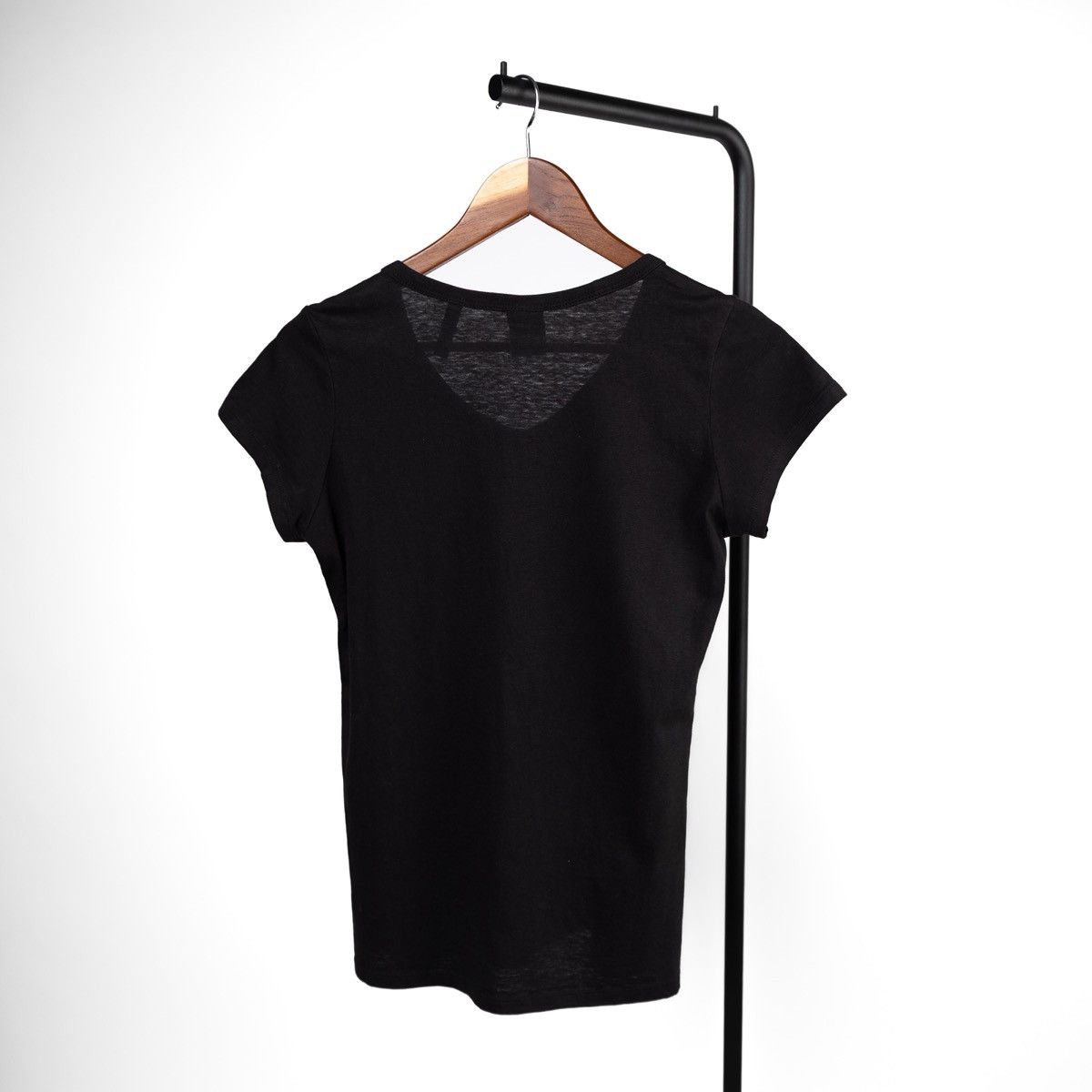G-Star G-Star Womens Eyben Slim V-Neck T-Shirt Black Logo Basic Size S / US 4 / IT 40 - 2 Thumbnail