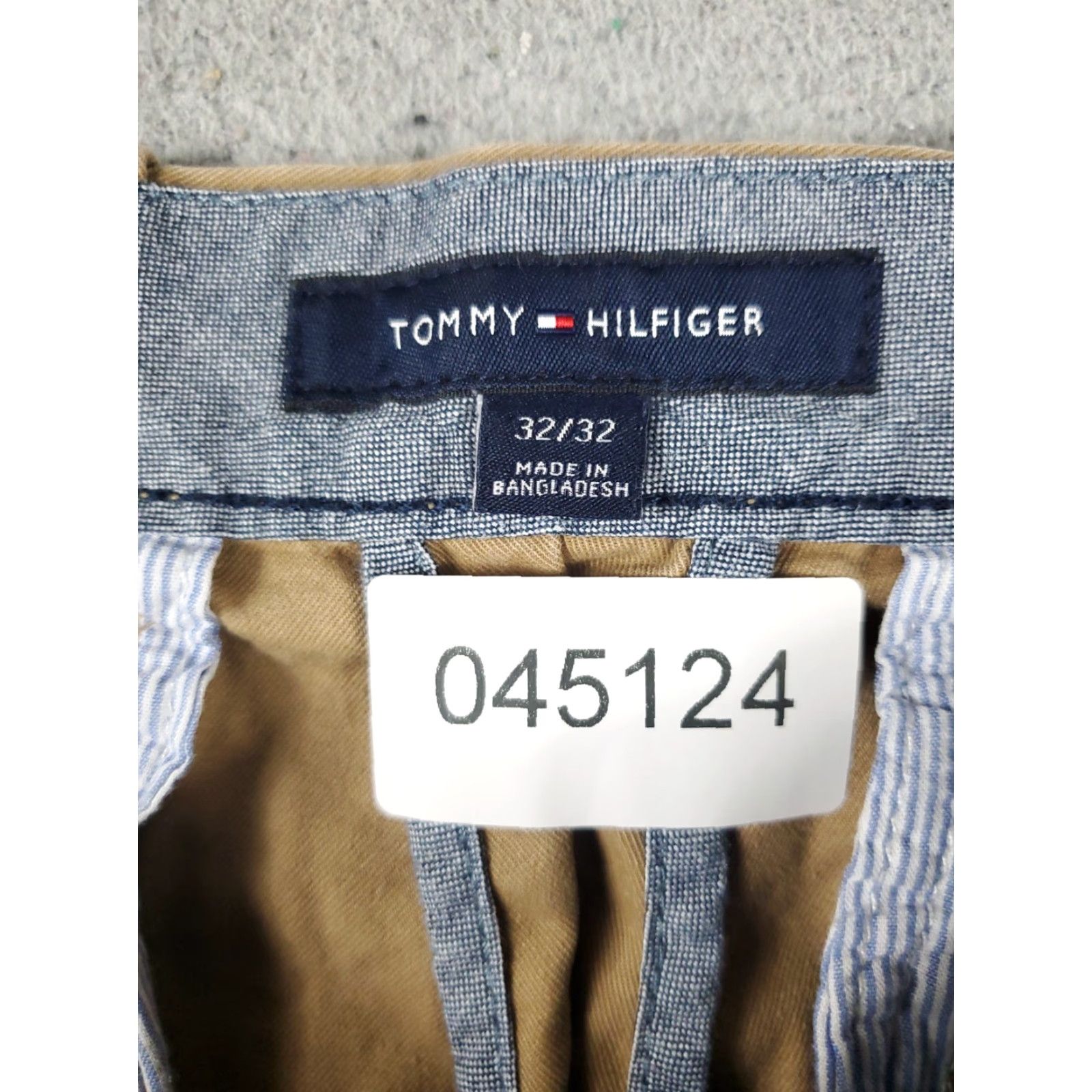 Tommy Hilfiger Tommy Hilfiger Chino Pants Mens 32x32 Beige Straight Flat Front Regular Fit Size US 32 / EU 48 - 8 Thumbnail