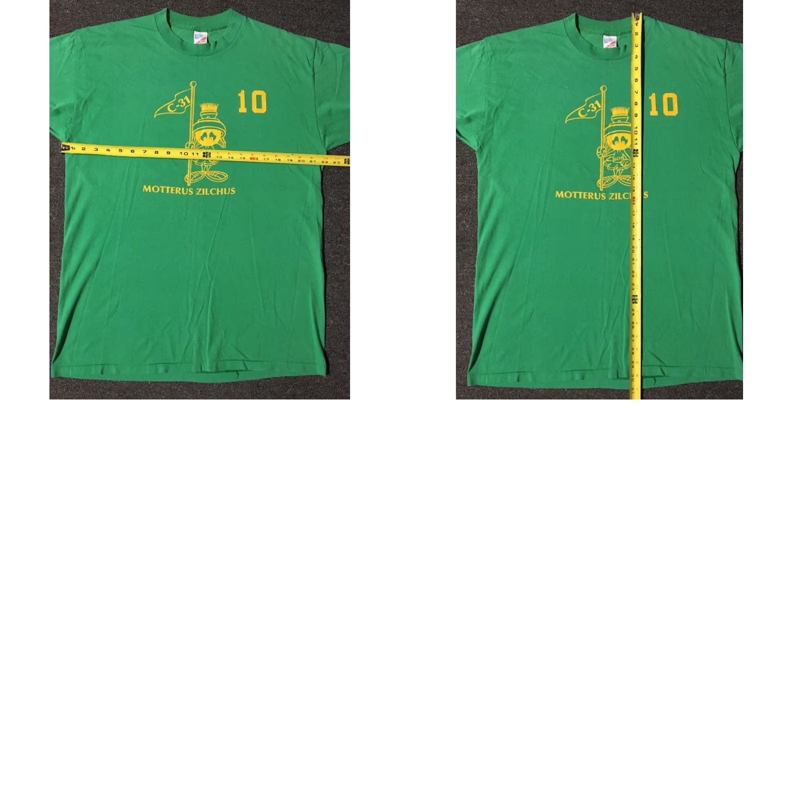 Vintage VINTAGE Marvin The Martian PE Shirt XL Single Stitch Looney Tunes Track Sports Shirt Men XL Green Size US XL / EU 56 / 4 - 8 Thumbnail