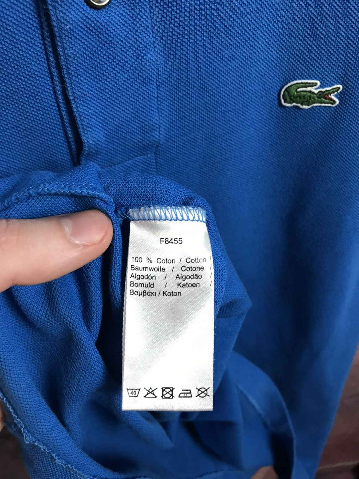 Lacoste × Vintage Vintage Lacoste polo tee Size US L / EU 52-54 / 3 - 6 Thumbnail