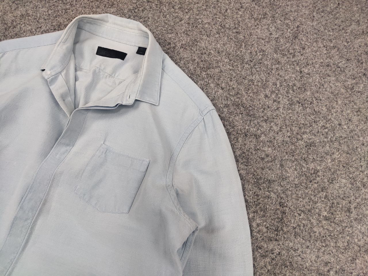 Burberry Burberry Prorsum Collection Casual Blue Cotton Bottom Shirt Size US S / EU 44-46 / 1 - 4 Thumbnail
