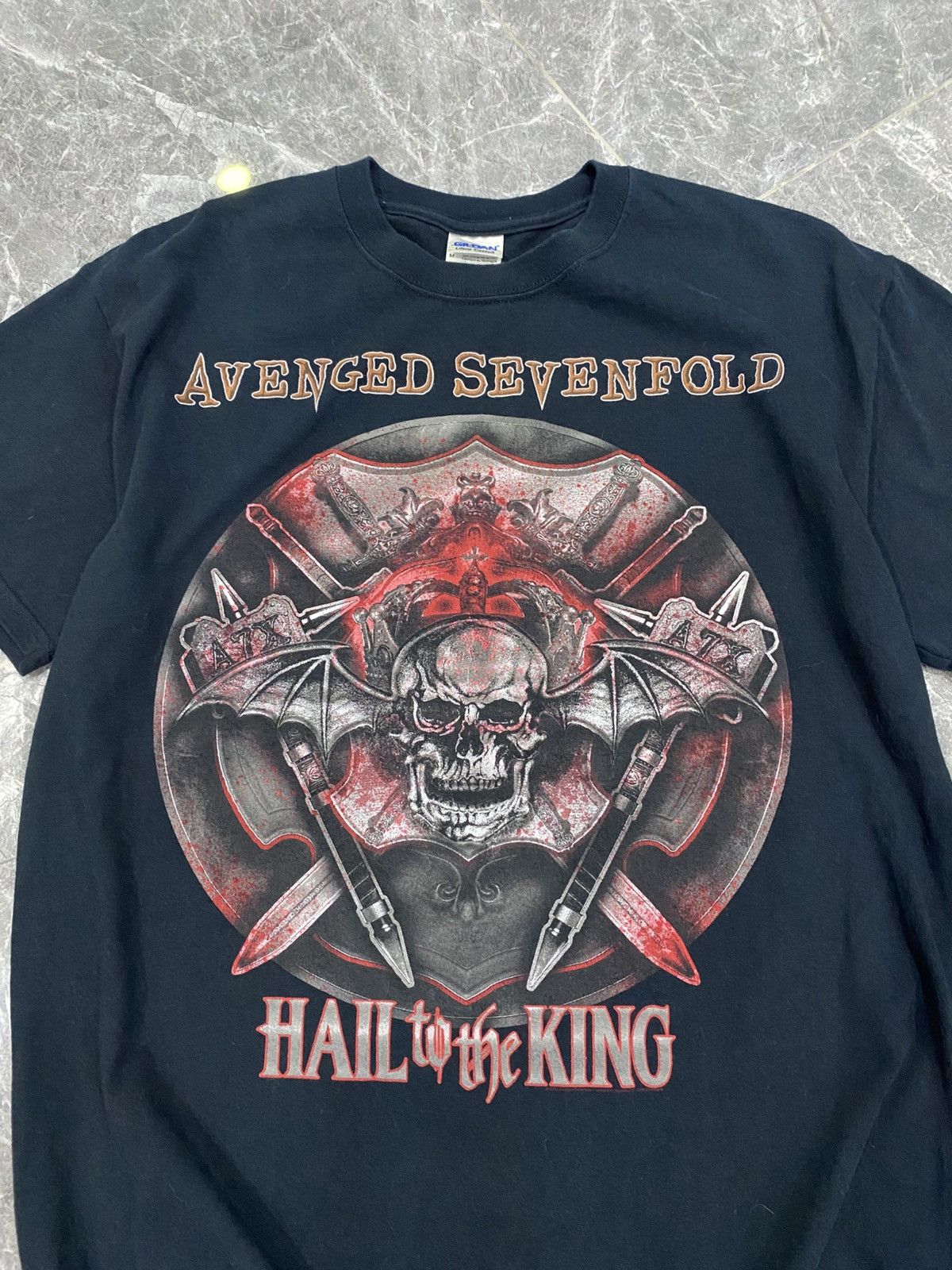 Band Tees × Vintage Vintage Avenged Sevenfold Tour 2014 Tshirt Size US M / EU 48-50 / 2 - 3 Thumbnail