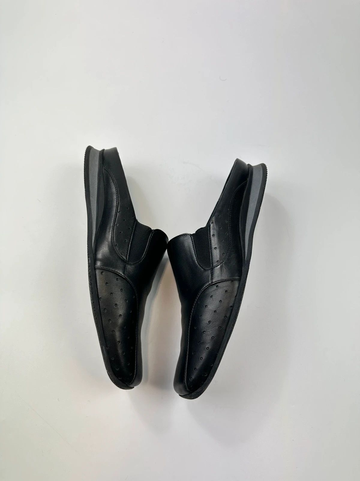 Prada Prada Sport SS99 Black Leather Mules Shoes Size US 6 / IT 36 - 4 Thumbnail