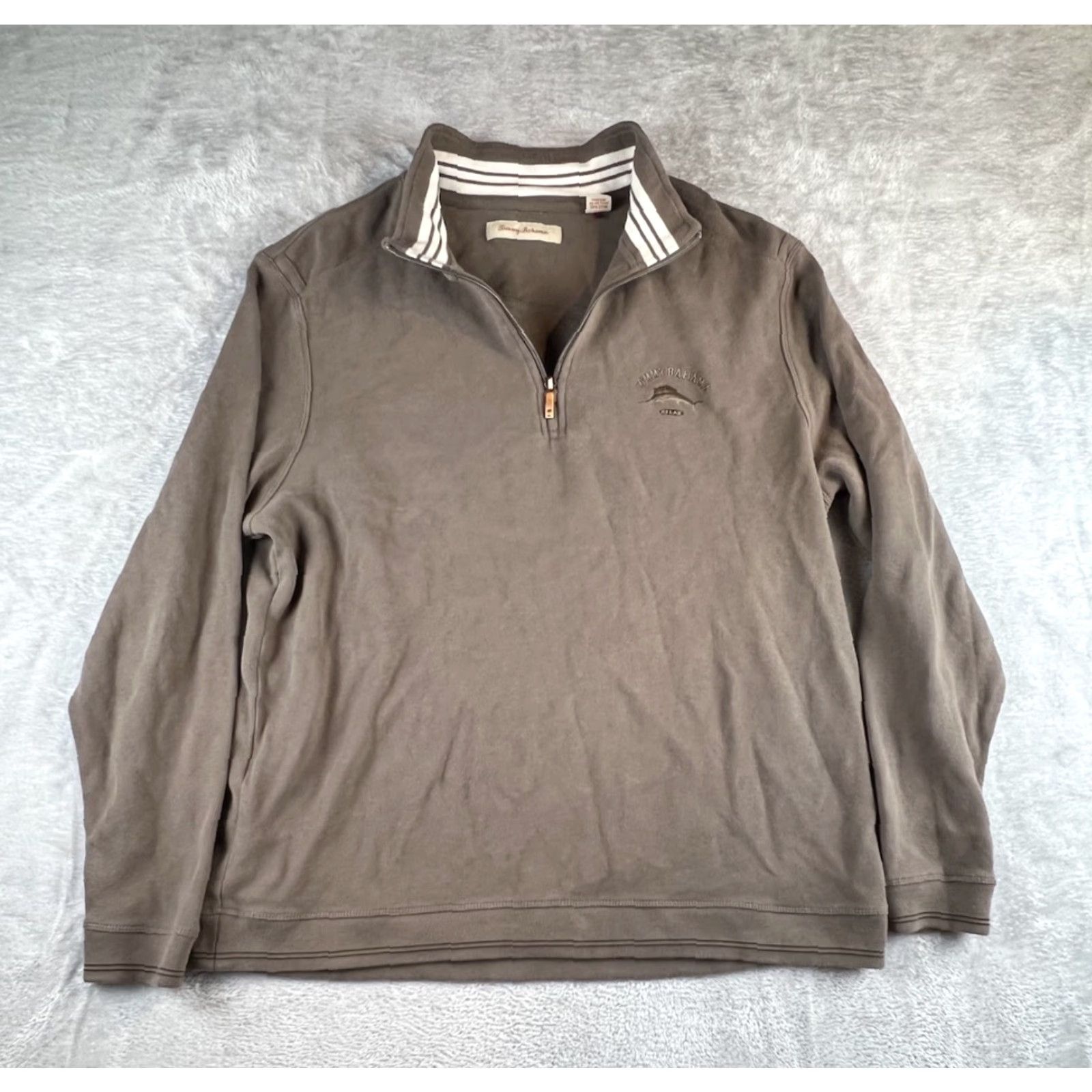 Tommy Bahama Tommy Bahama 1/4 Zip Pullover Shirt Mens XL Brown Relax Preppy Vacation Pullover Shirt Mens XL Brown Preppy Vacation 1/4 Zip Sweater (No N/A) Size US XL / EU 56 / 4 - 2 Thumbnail