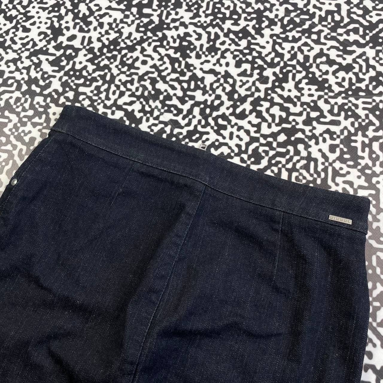 Diesel Vintage Y2K Diesel Japanese Jeans Midi Skirt Casual Style Size 29" - 10 Thumbnail