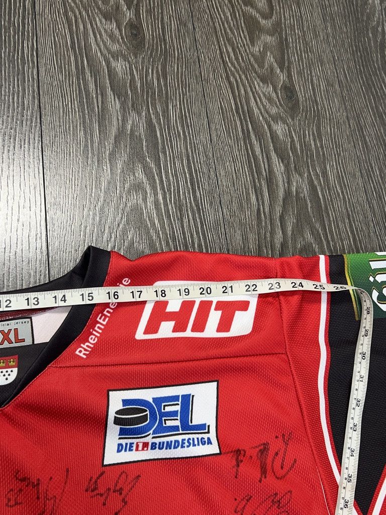 NHL Owayo Kolner Haie #35 Andreas RENZ Signed Ice Hockey Jersey Size US XL / EU 56 / 4 - 7 Thumbnail