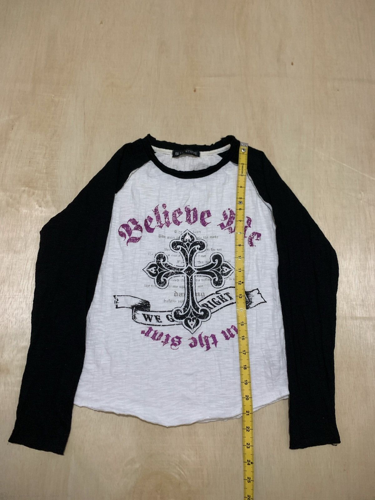 Japanese Brand Y2k Blue Strive Longsleeve Ifsixwasnine Size M / US 6-8 / IT 42-44 - 10 Thumbnail