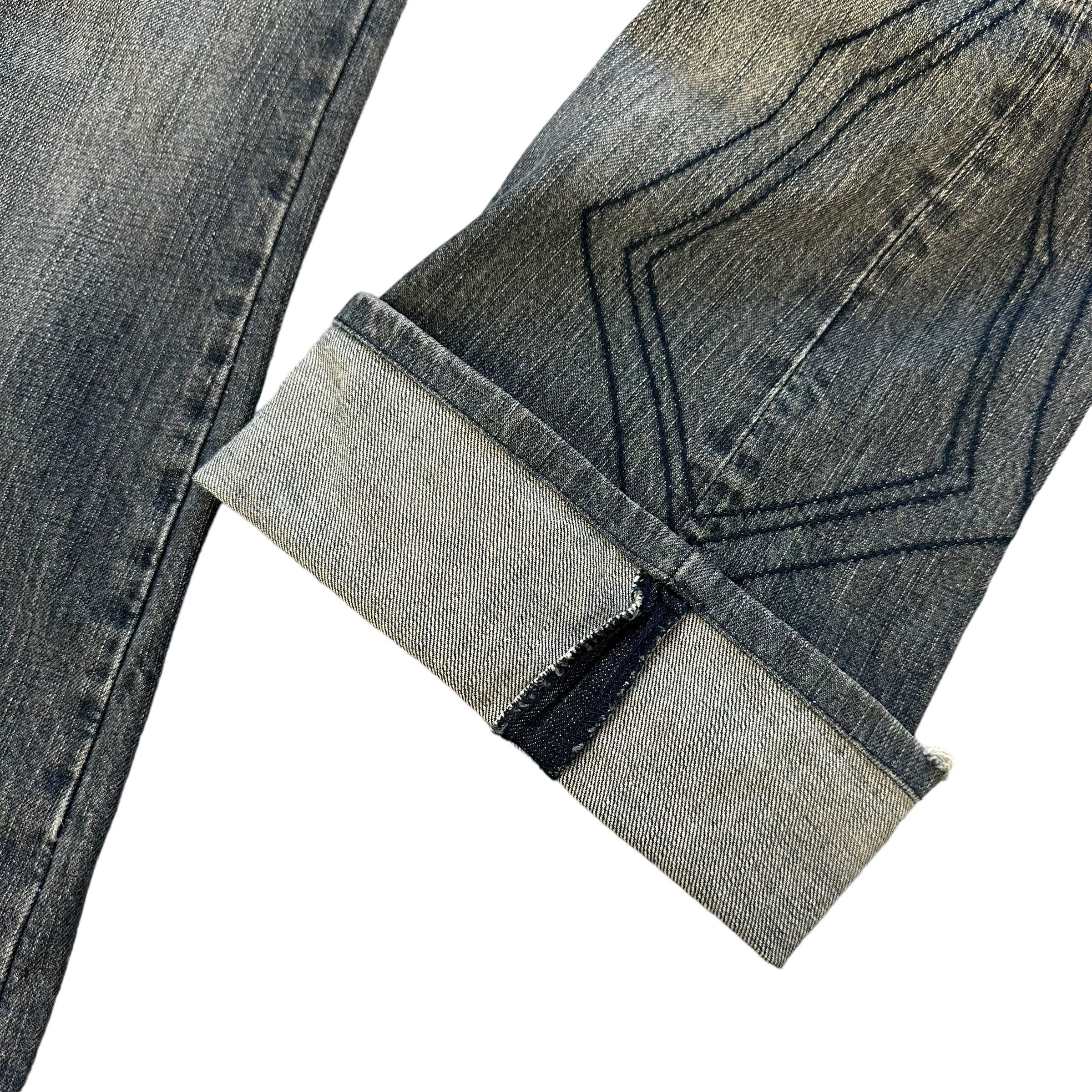 Japanese Brand TORNADO MART Very Nice Design Jeans Denim Pant #A44-1018 Size 33" - 7 Thumbnail