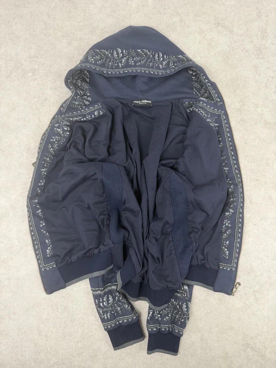 Dolce & Gabbana AW2017 Dolce & Gabbana Military Officer Navy Zip-up Hoodie Size US M / EU 48-50 / 2 - 11 Thumbnail