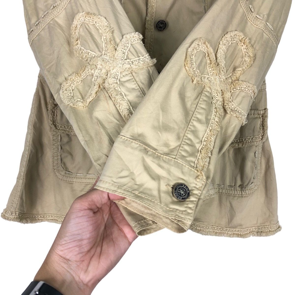 If Six Was Nine 🔥Vtg Biker Jacket Lena Lange Japan Bondage Button Size US M / EU 48-50 / 2 - 13 Thumbnail