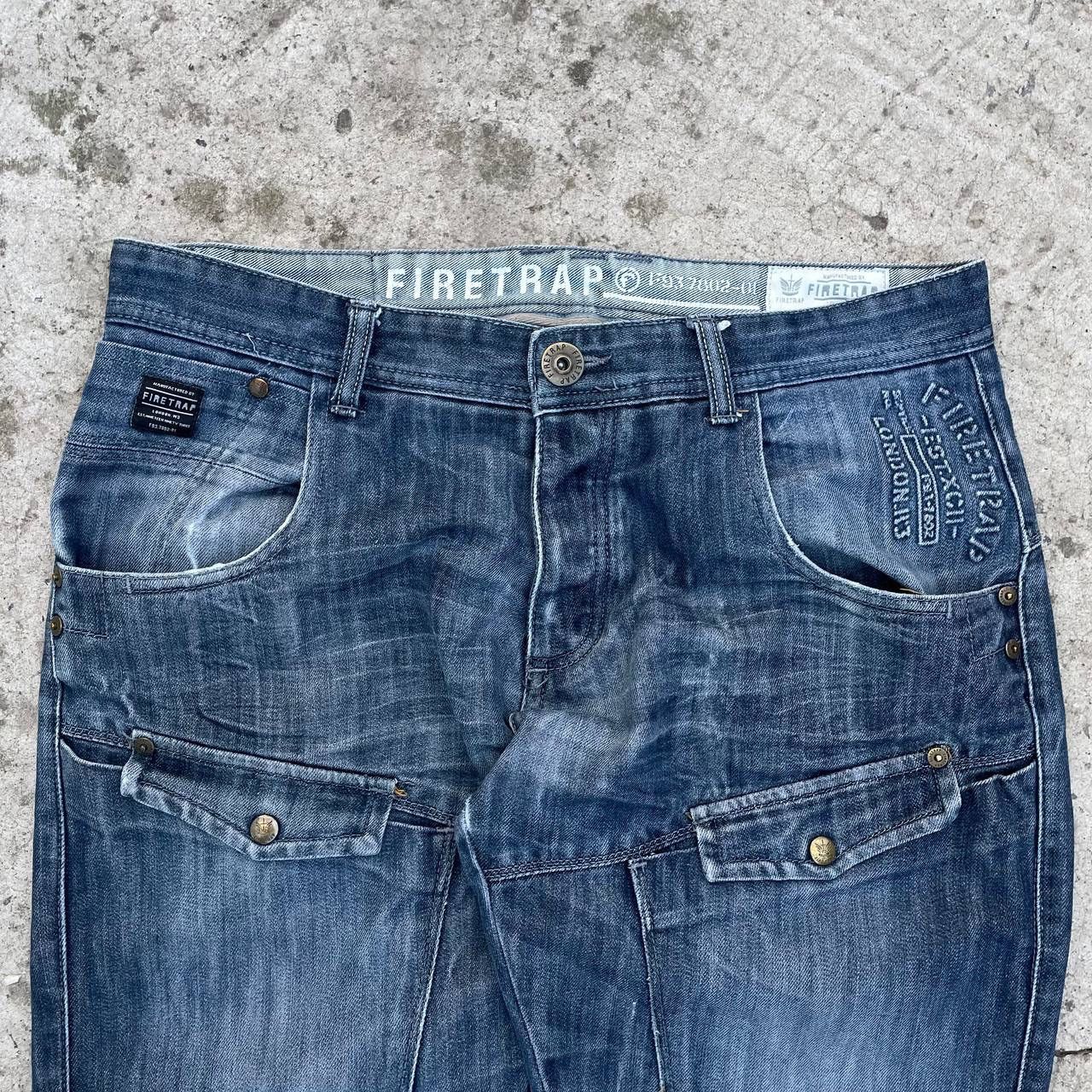 Firetrap VTG Japanese Style Firetrap Jeans Size 34 Western Workwear Size US 34 / EU 50 - 7 Thumbnail