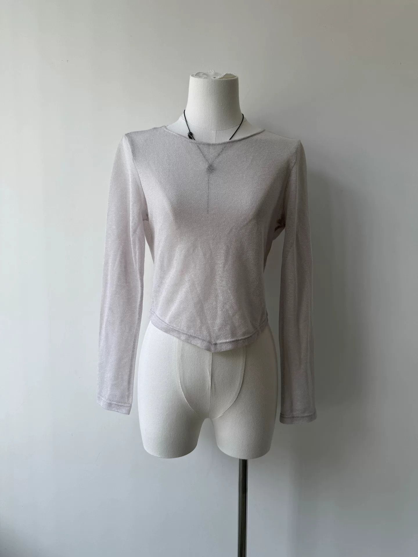 Jean Paul Gaultier Jean Paul Gaultier Purple Sheer Top Size M / US 6-8 / IT 42-44 - 1 Thumbnail
