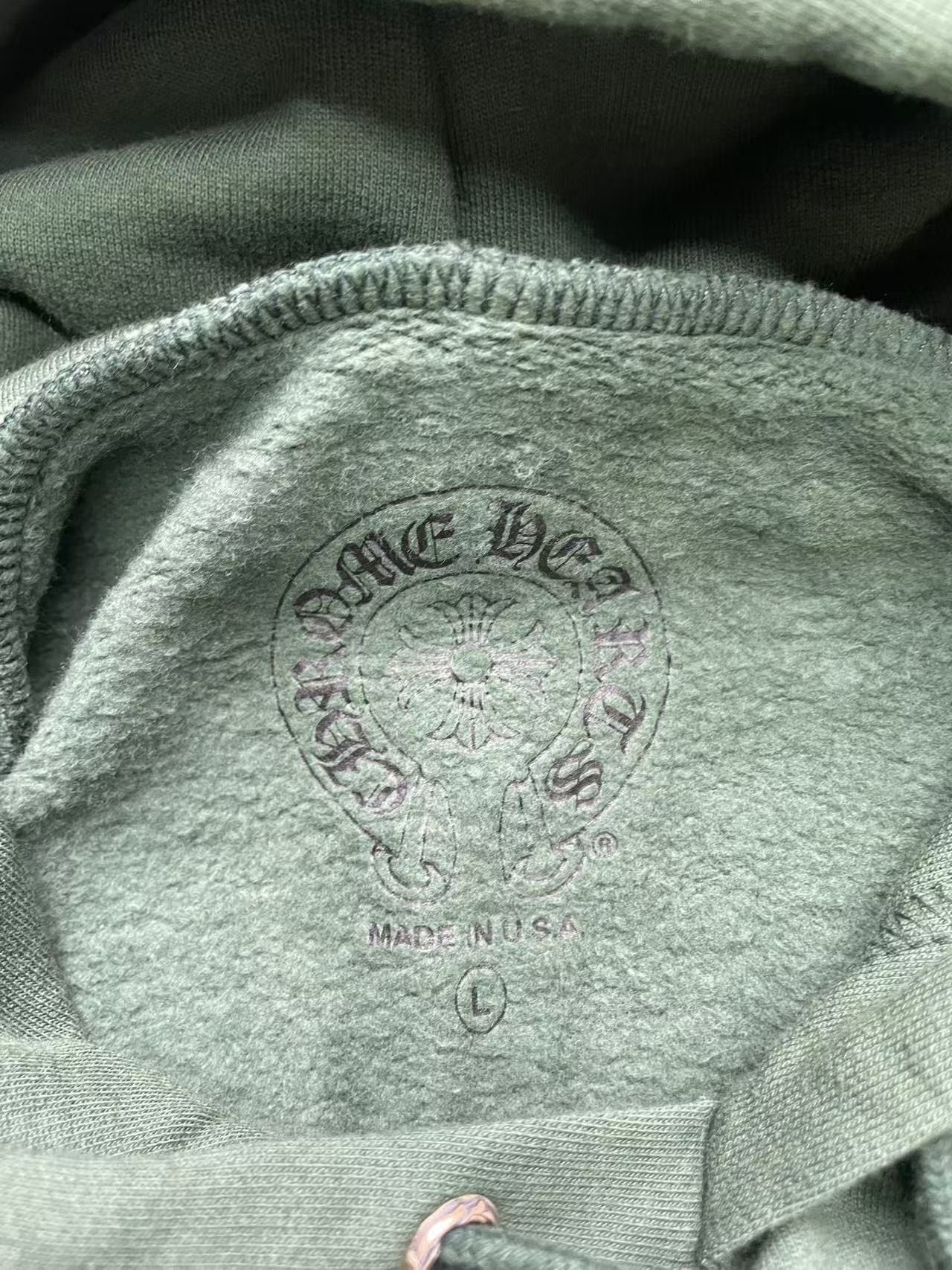 Chrome Hearts Chrome Hearts Green T-Bar Online Exclusive Hoodie Size US L / EU 52-54 / 3 - 6 Thumbnail